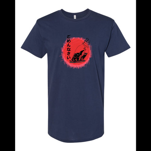 BELLA CANVAS MEN'S LONG BODY URBAN TEE 3006 ごめんなさい Message in a bottle